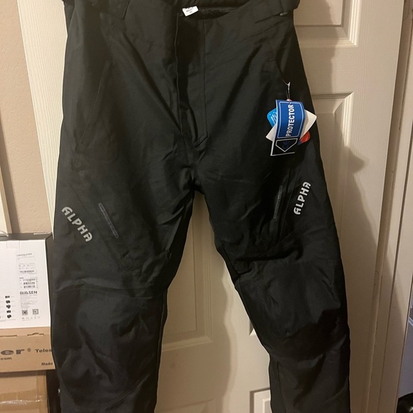 Alpha Motorcycle Gear Bike Black Pants size: 42 - Picture 1 of 2